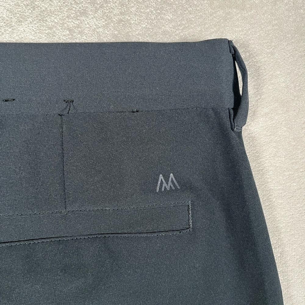 Mizzen+Main Men's Dress Pants 34W 32L Slim Helmsman Black Stretch Performance - Picture 6 of 10